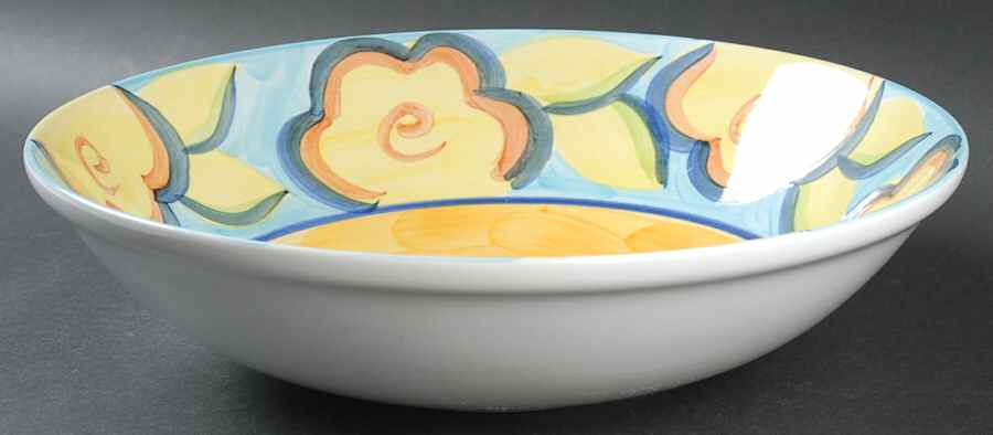 Spring Accent 12" Pasta Serving Bowl by Heritage Mint-1