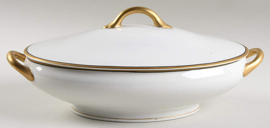 H873 Oval Covered Vegetable by Haviland-1
