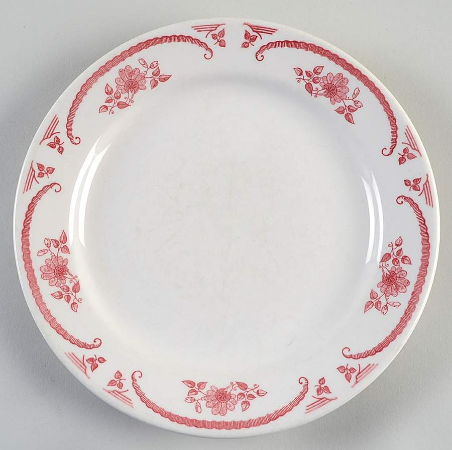 American Rose Luncheon Plate by Homer Laughlin -1