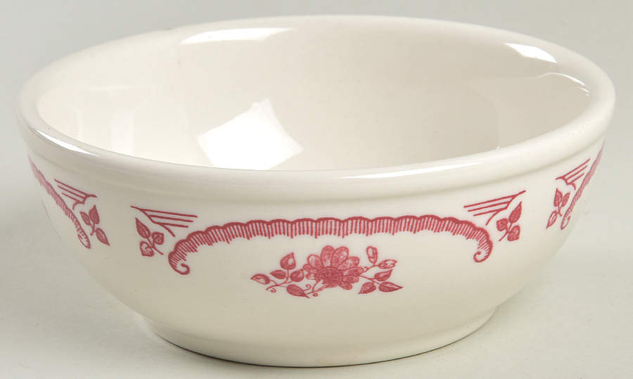 American Rose 5 1/2" Fruit Bowl by Homer Laughlin -1