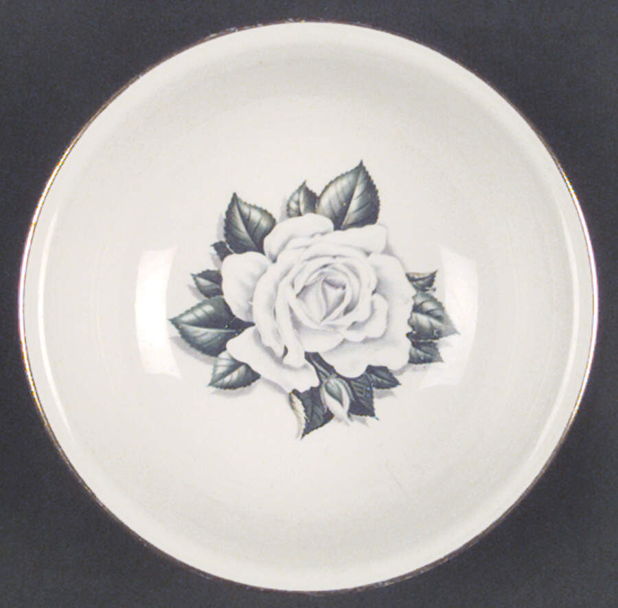 Coronation Rose Fruit/Dessert (Sauce) Bowl by Homer Laughlin -1