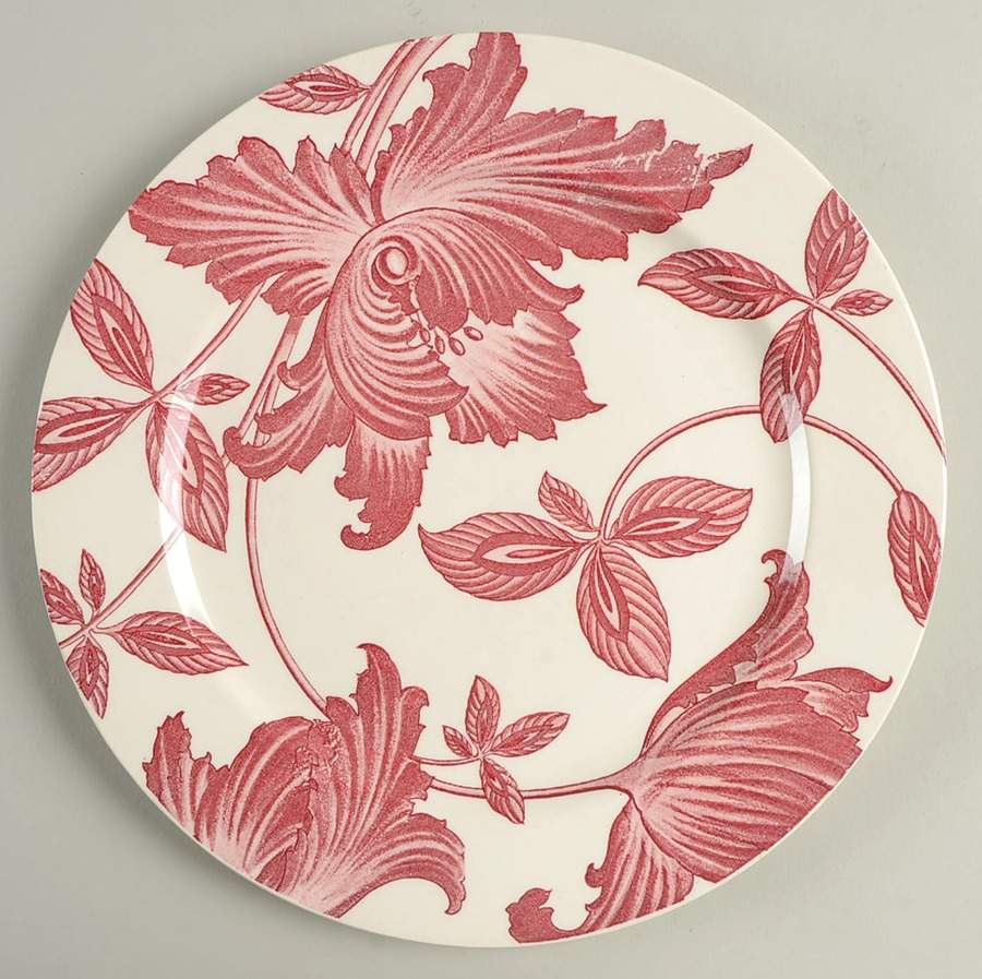 Rose Fantasy Dinner Plate by Homer Laughlin -1