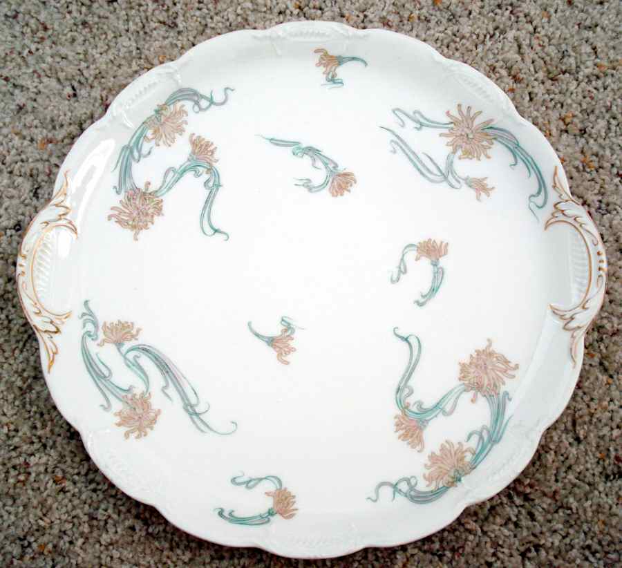 Schleiger 492A Handled Cake Plate by Haviland-1