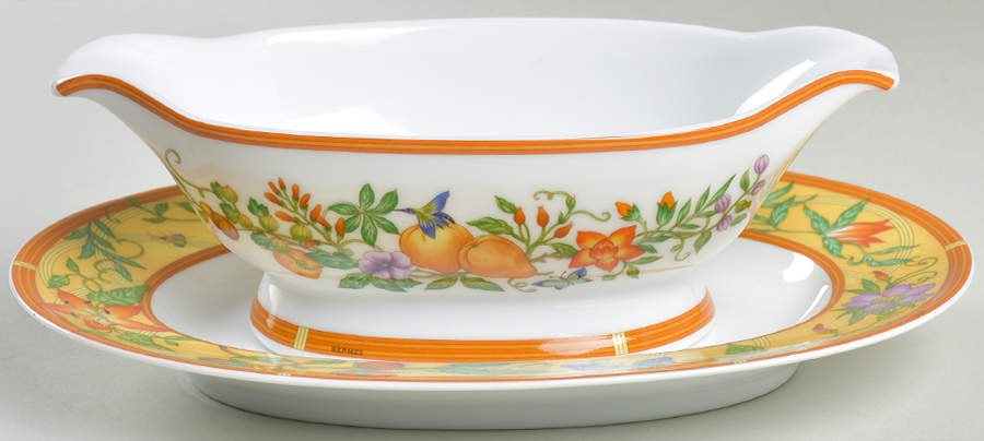 Siesta Gravy Boat & Underplate/Pickle by Hermes-1