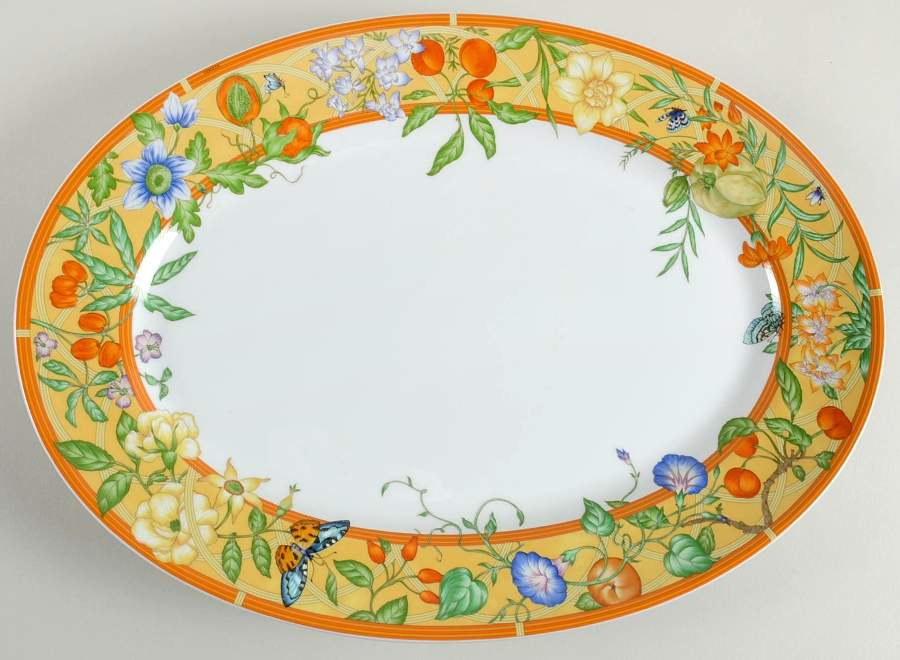 Siesta 16" Oval Serving Platter by Hermes-1