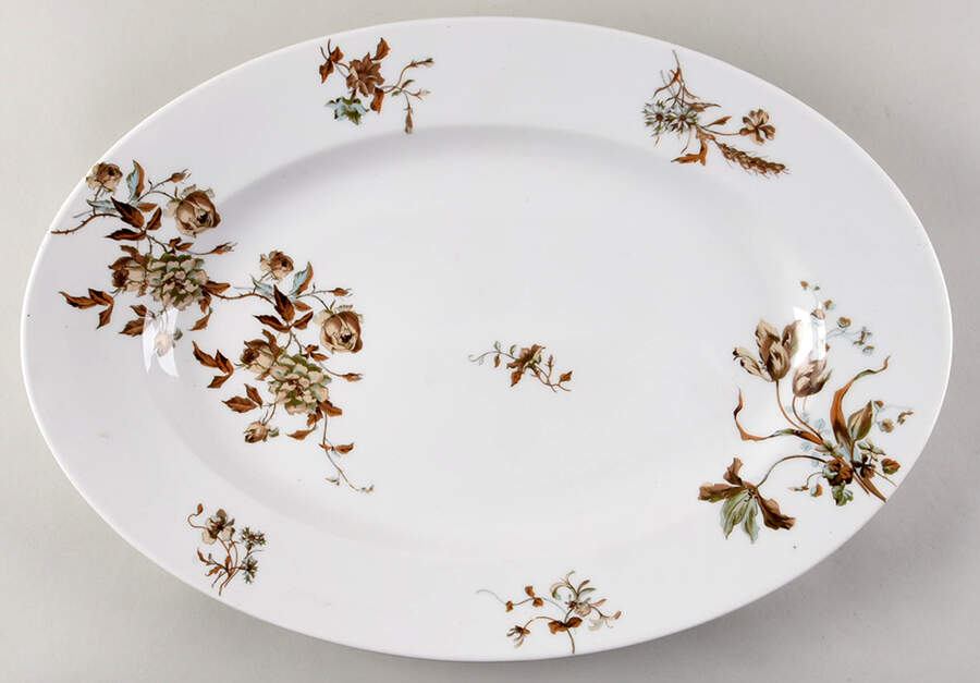 Schleiger 1154 19" Oval Serving Platter by Haviland-1