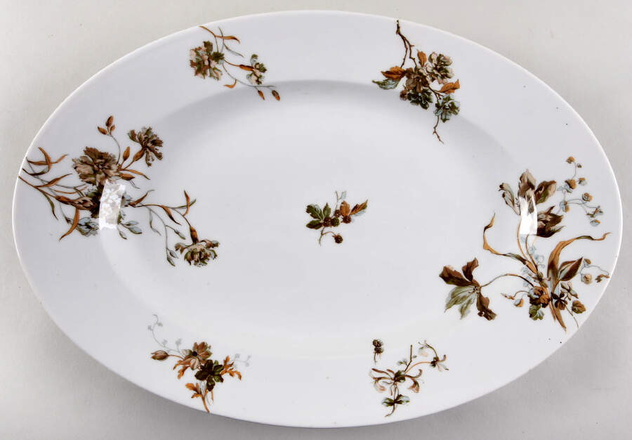 Schleiger 1154 17" Oval Serving Platter by Haviland-1