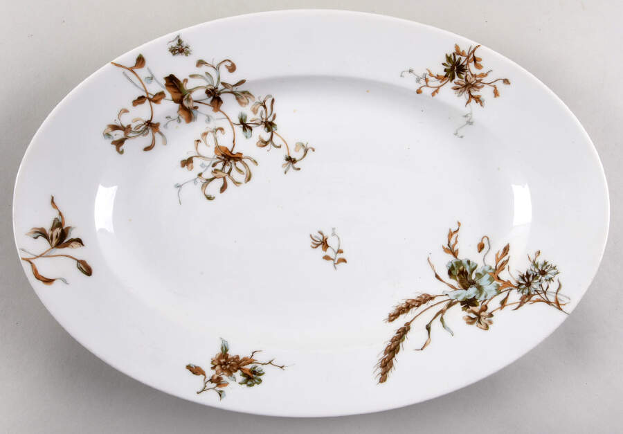 Schleiger 1154 15" Oval Serving Platter by Haviland-1