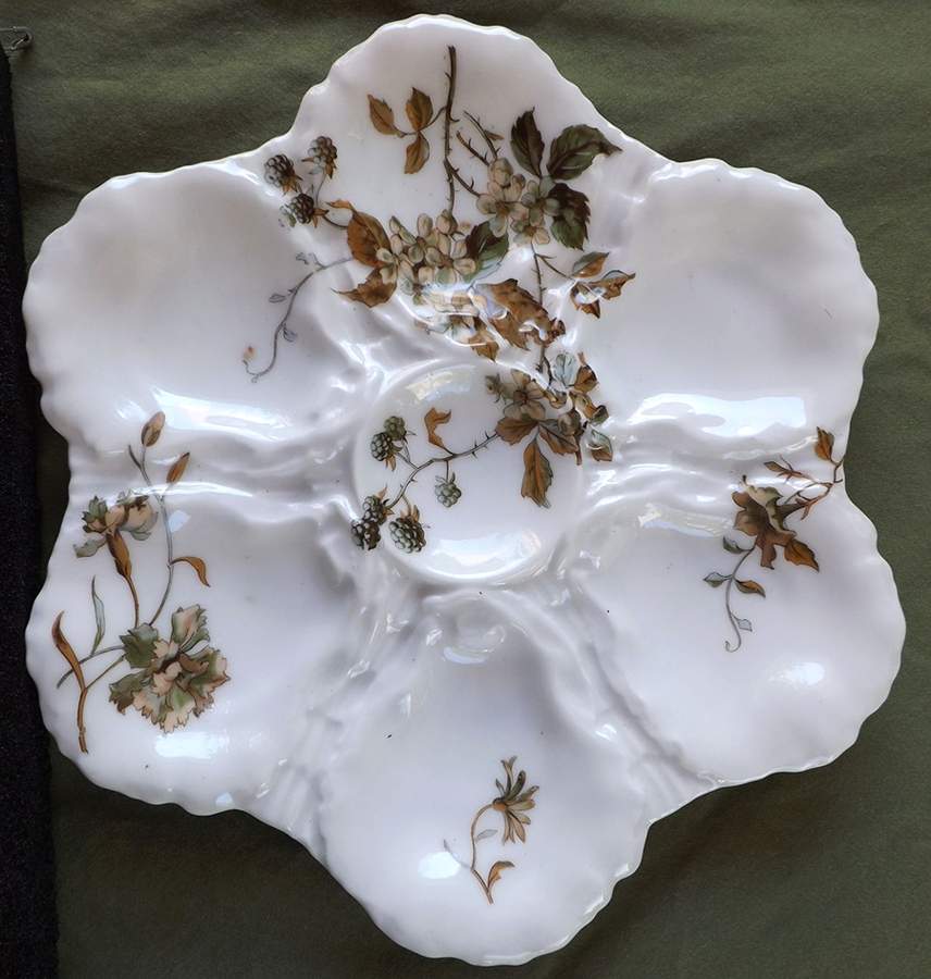 Schleiger 1154G Oyster Plate by Haviland-1