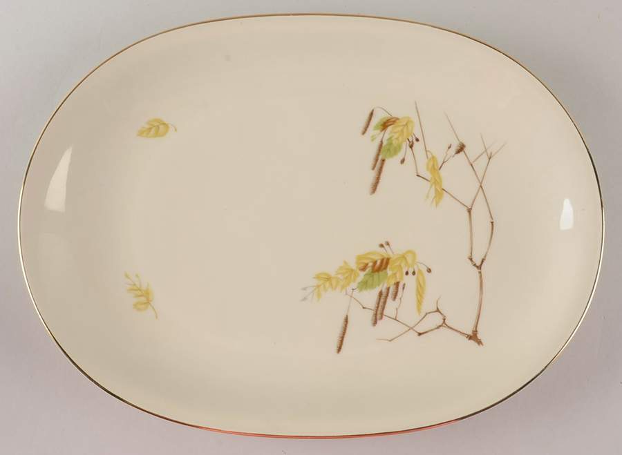AUTUMN 14" Oval Serving Platter by Heinrich - H&C-1