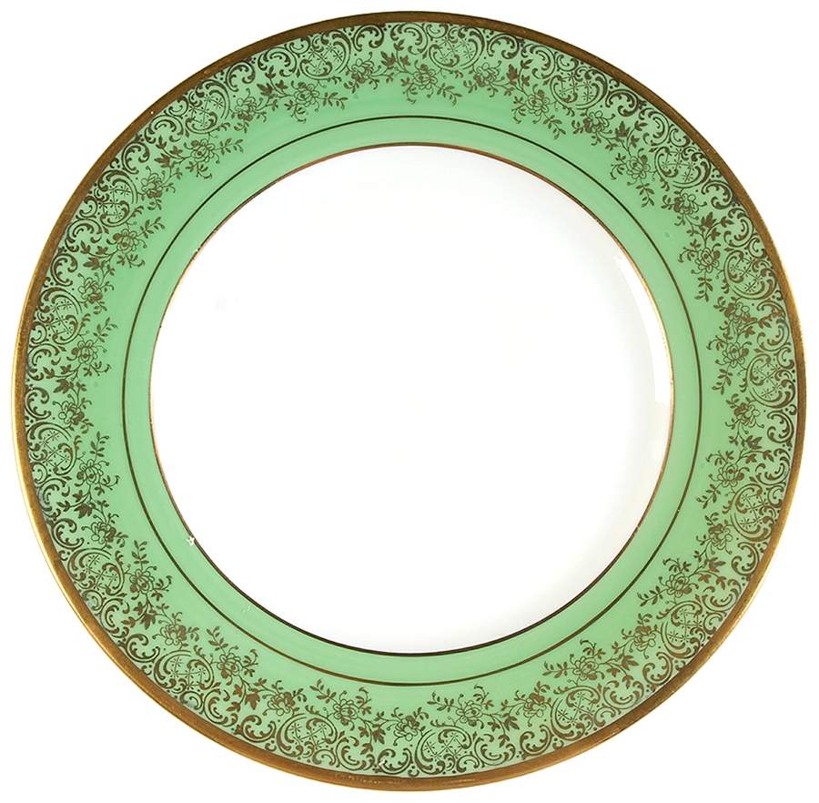 HUT301 Green Salad Plate by Hutschenreuther-1