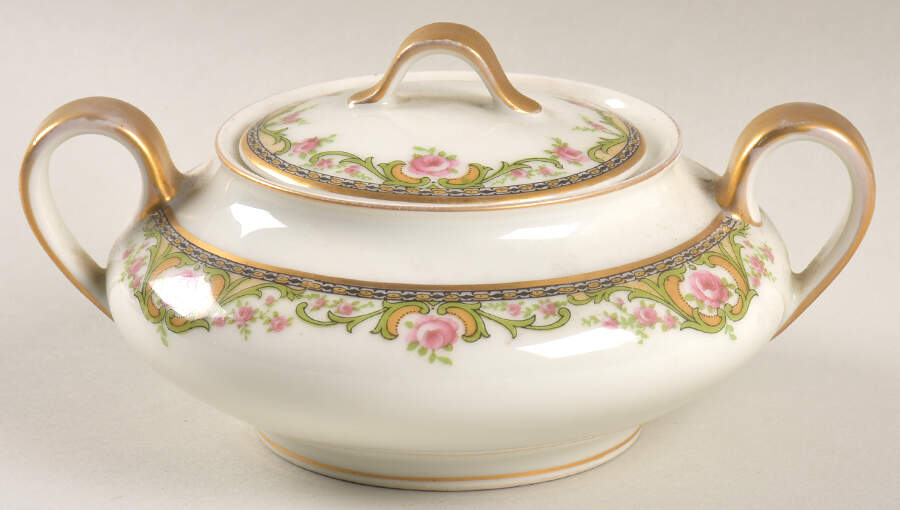 Schleiger 614-1 Sugar Bowl & Lid by Haviland-1