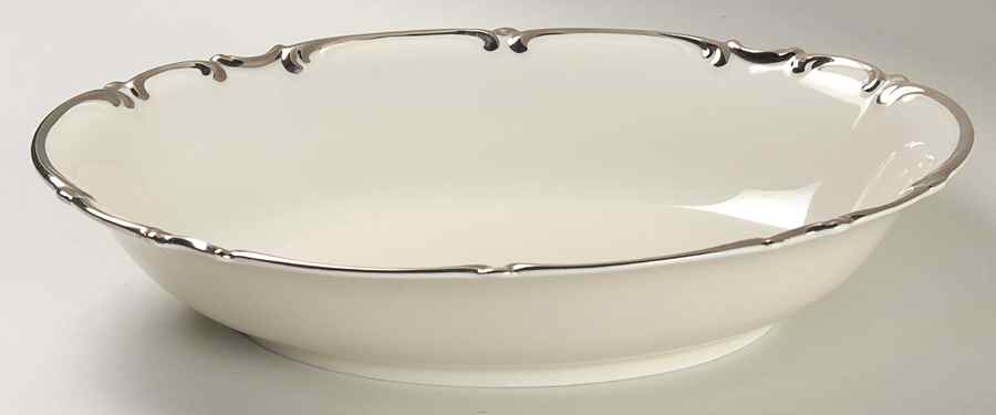 Revere (Cream) 10" Oval Vegetable Bowl by Hutschenreuther-1