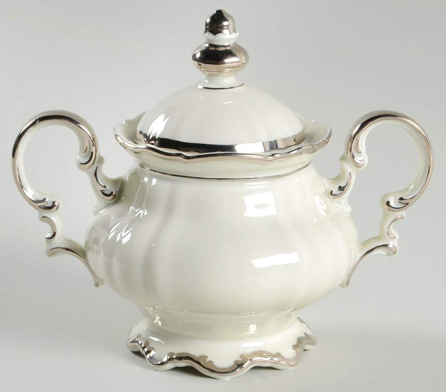 Revere (Cream) Sugar Bowl & Lid by Hutschenreuther-1