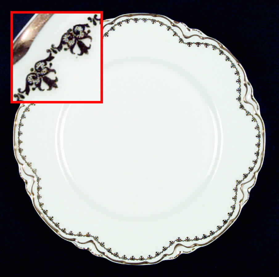 Schleiger 647a Dinner Plate by Haviland-1