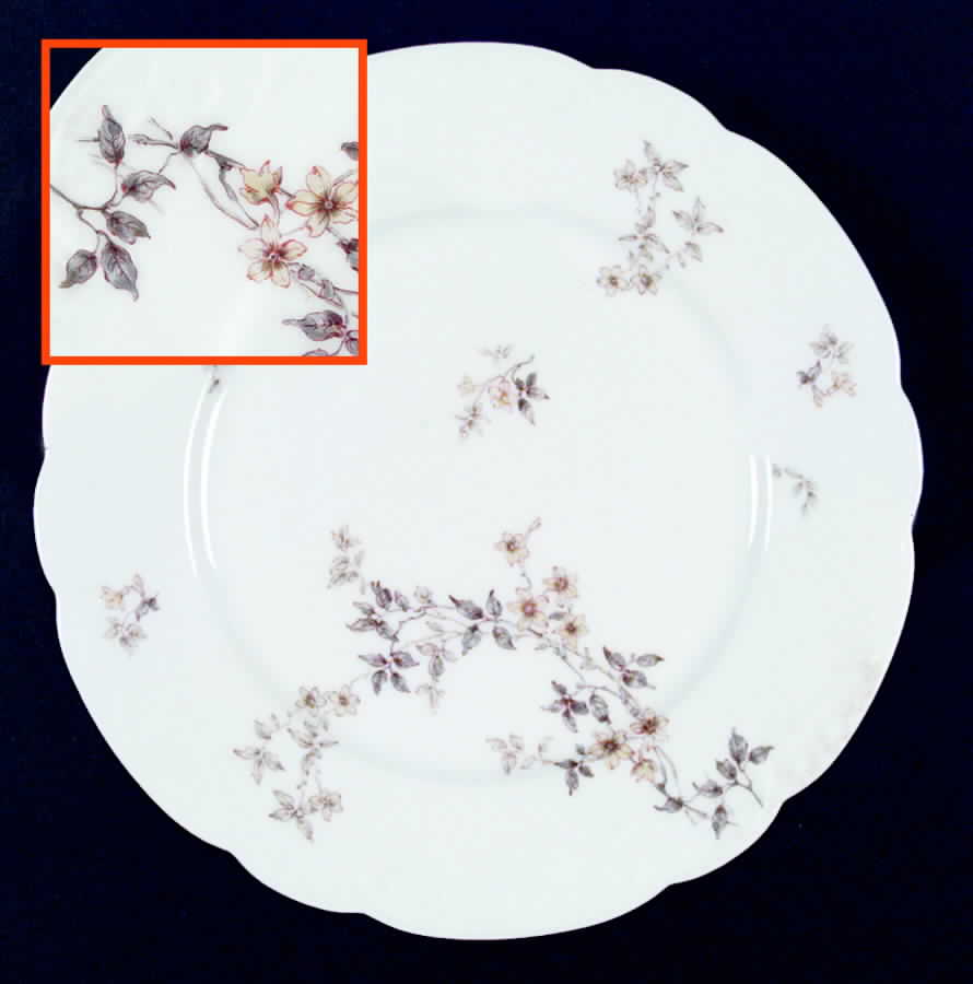 Schleiger 464d Dinner Plate by Haviland-1