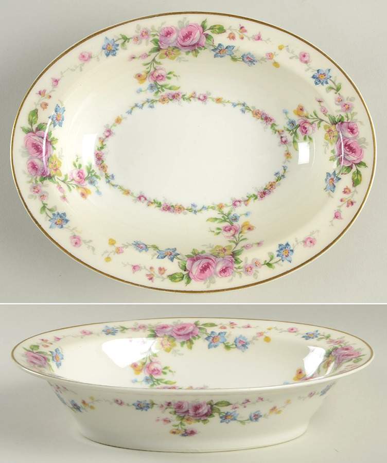 Parisiana 9" Oval Vegetable Bowl by Haviland-1