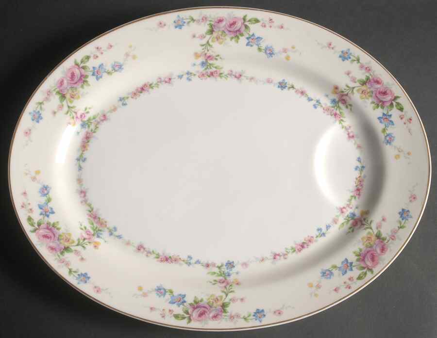 Parisiana 15" Oval Serving Platter by Haviland-1
