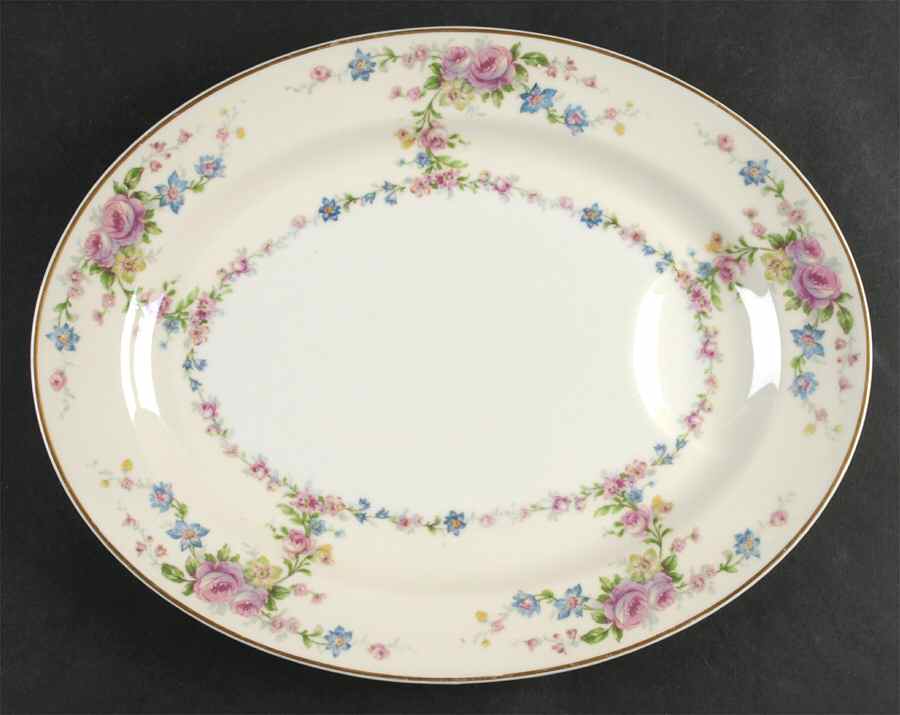 Parisiana 13" Oval Serving Platter by Haviland-1