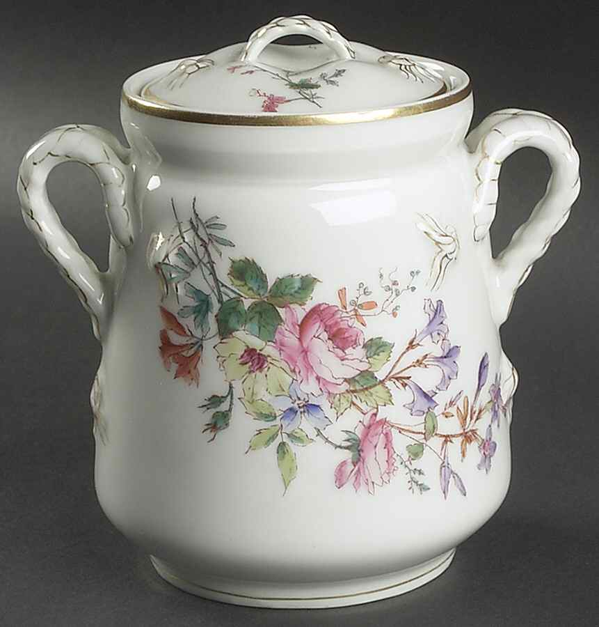 H902 Sugar Bowl & Lid by Haviland-1