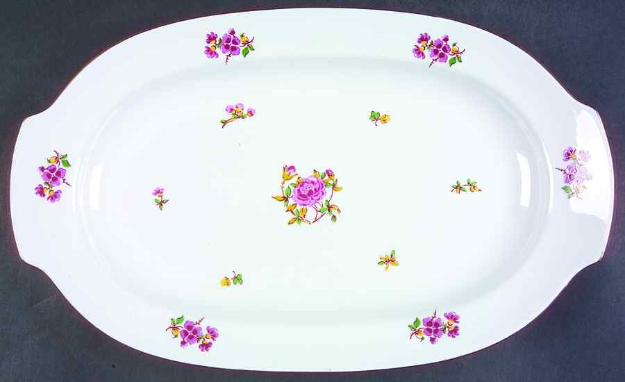 HEP14 12" Oval Serving Platter by Graf Von Henneberg-1