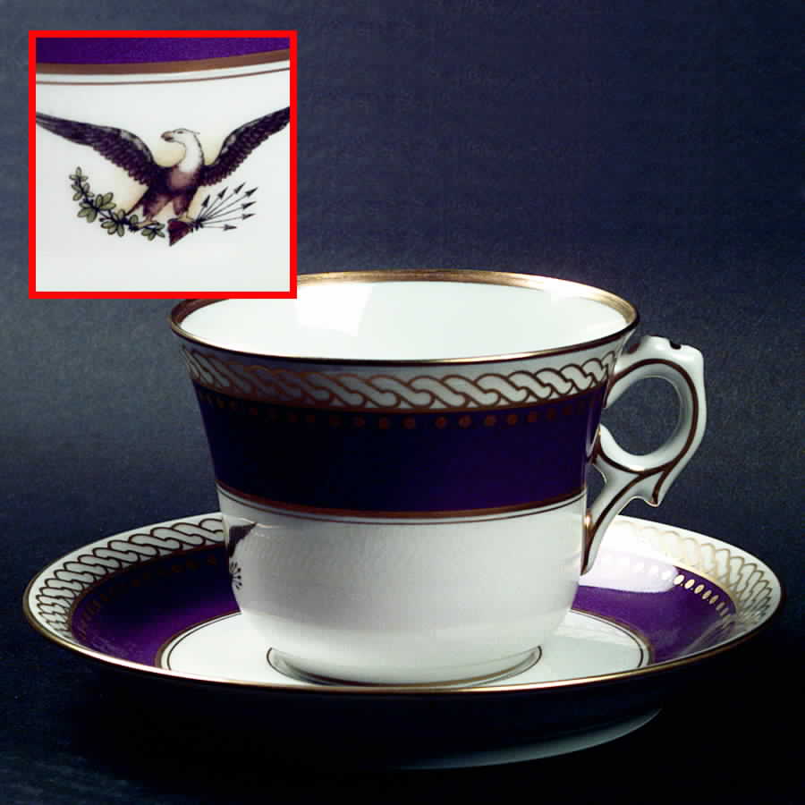 The Lincoln Service Flat Cup & Saucer Set by Haviland-1