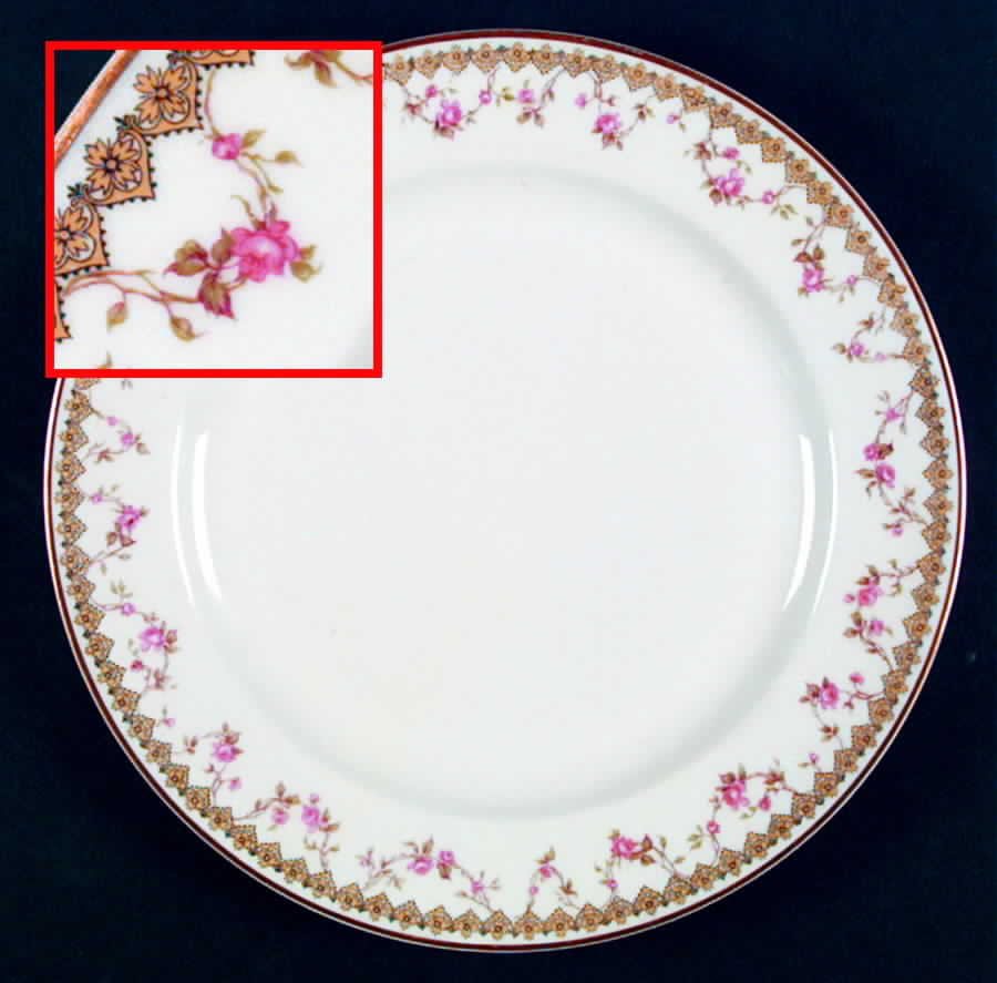Schleiger 111 Dinner Plate by Haviland-1