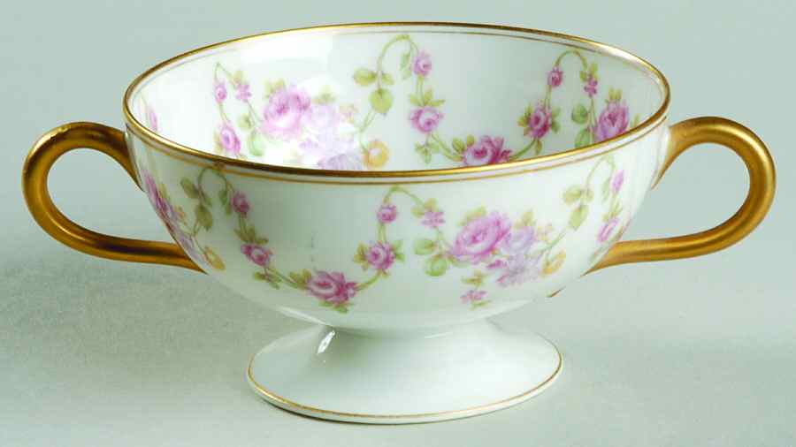H908 Footed Bouillon Cup by Haviland-1
