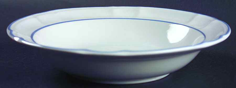 Floral Expressions (Mexico, No Center) Rim Soup Bowl by Hearthside-1