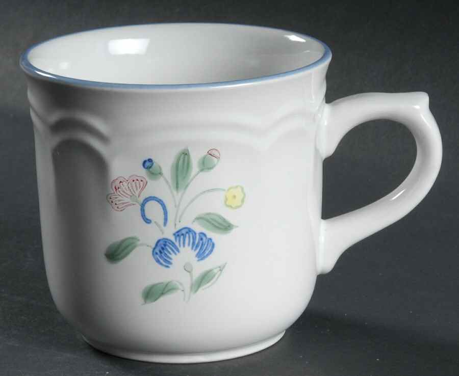 Floral Expressions (Mexico, No Center) Flat Cup by Hearthside-1