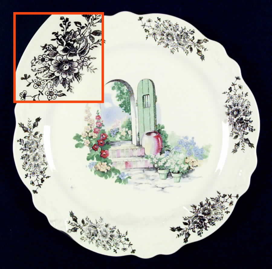 HLC977 Luncheon Plate by Homer Laughlin -1