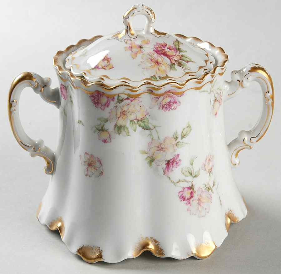 Schleiger 39N Sugar Bowl & Lid by Haviland-1