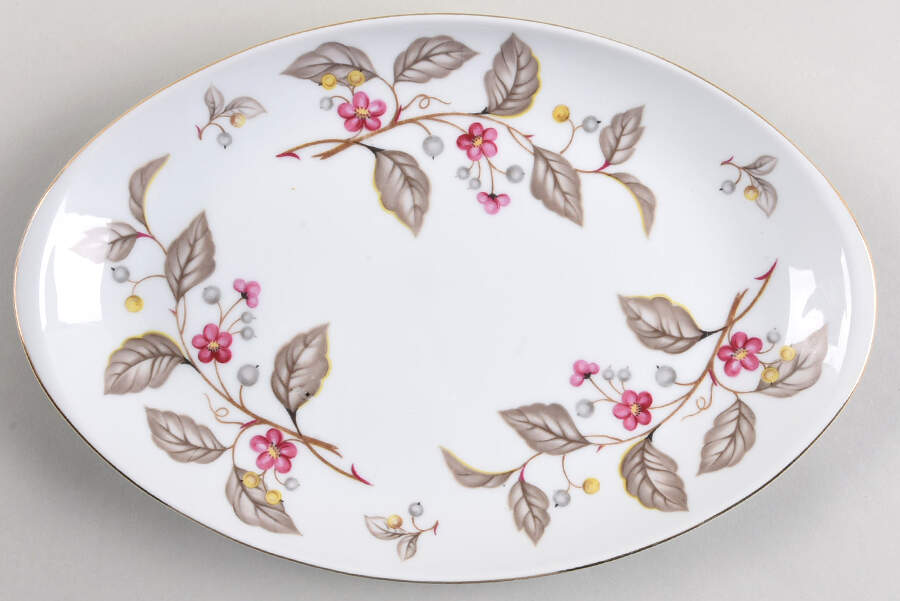 Andrea 12" Oval Serving Platter by Harvan-1