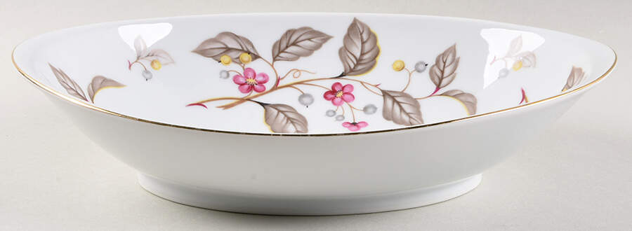 Andrea 10" Oval Vegetable Bowl by Harvan-1