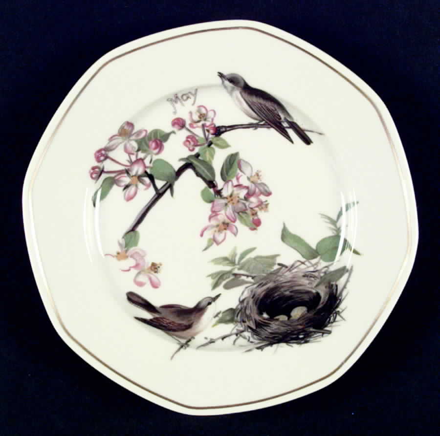 The Country Diary of An Edwardian Lady Salad Plate by Heinrich - H&C-1
