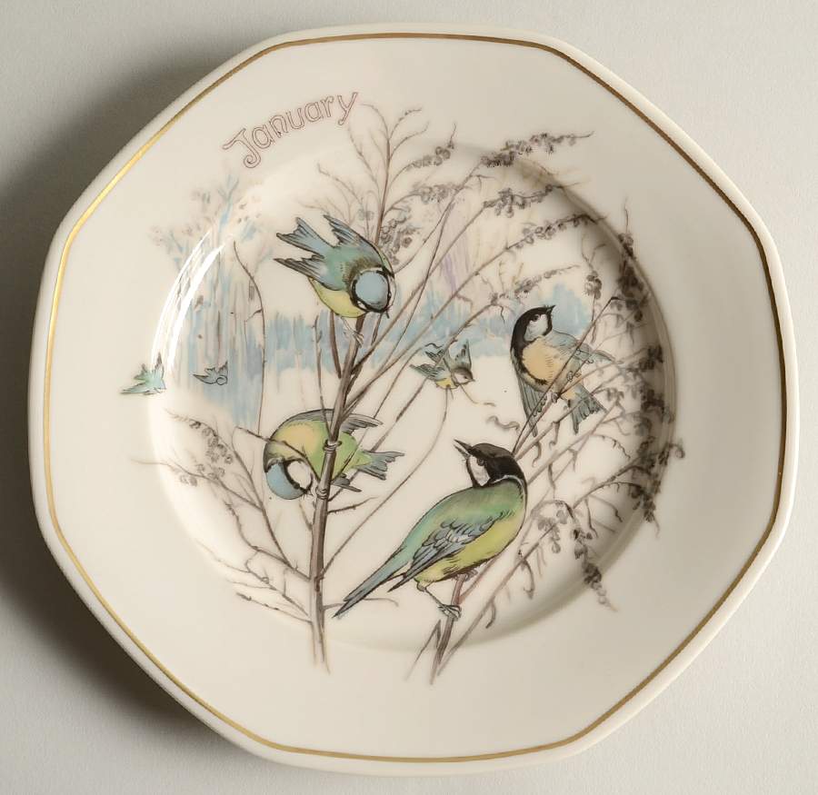 The Country Diary of An Edwardian Lady Salad Plate by Heinrich - H&C-1
