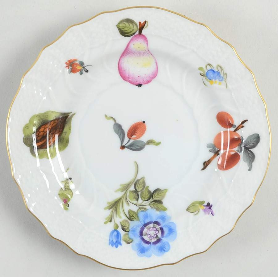 Fruits Necker Bread & Butter Plate by Herend-1