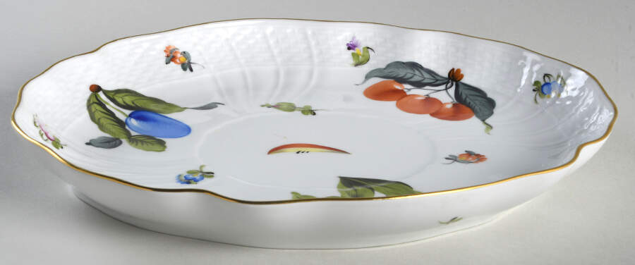 Fruits Necker Underplate for Gravy Boat by Herend-1
