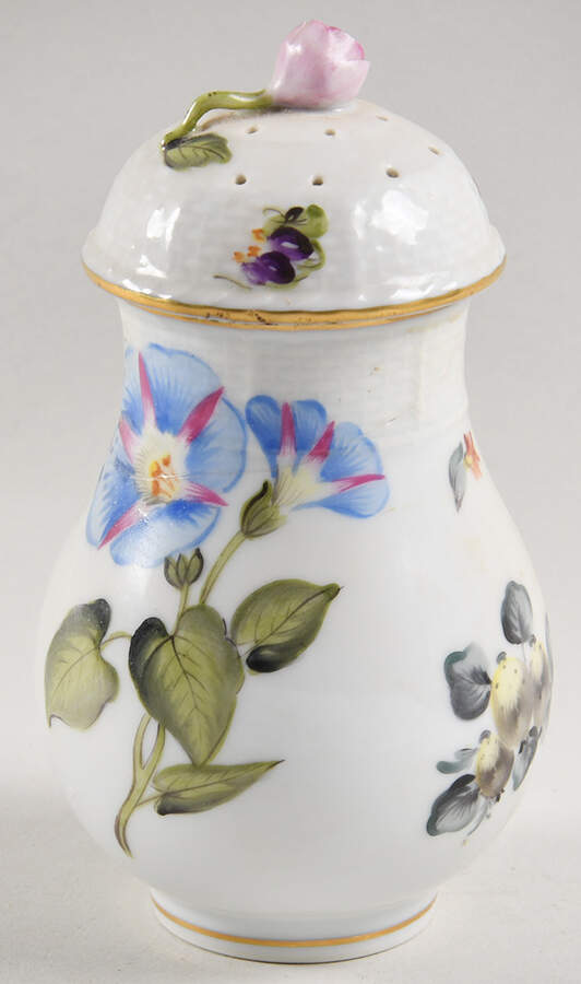 Fruits Necker Sugar Shaker &  Lid by Herend-1