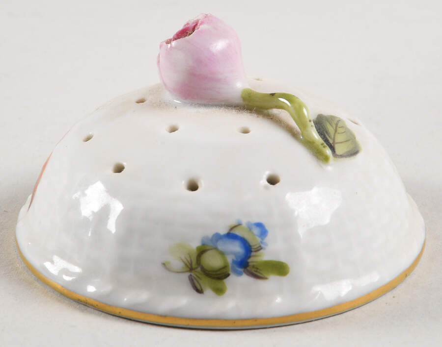 Fruits Necker Lid for Sugar Shaker by Herend-1