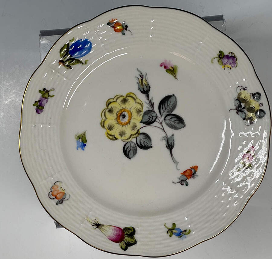 Fruits Necker Bread & Butter Plate by Herend-1