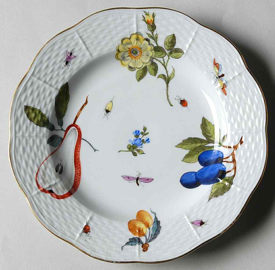 Fruits Necker Bread & Butter Plate by Herend-1