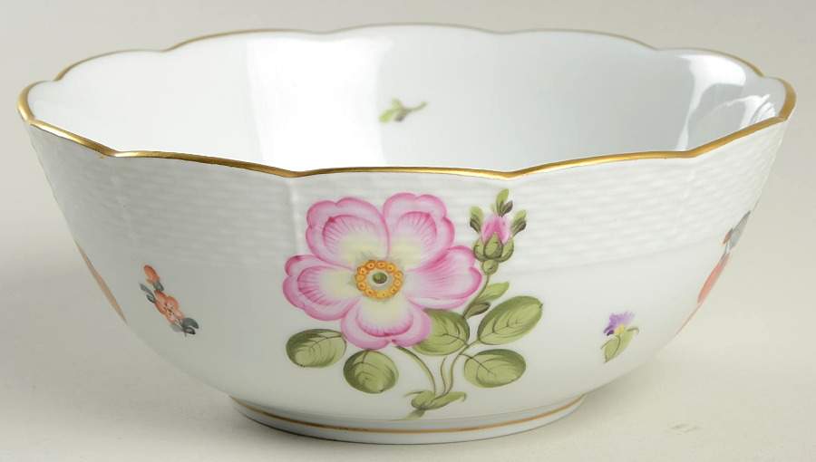 Fruits Necker 6" Round Vegetable Bowl by Herend-1