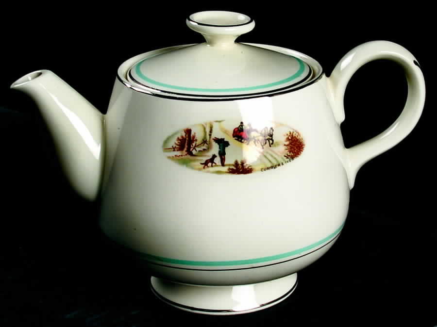 FP221 Teapot & Lid by Homer Laughlin -1