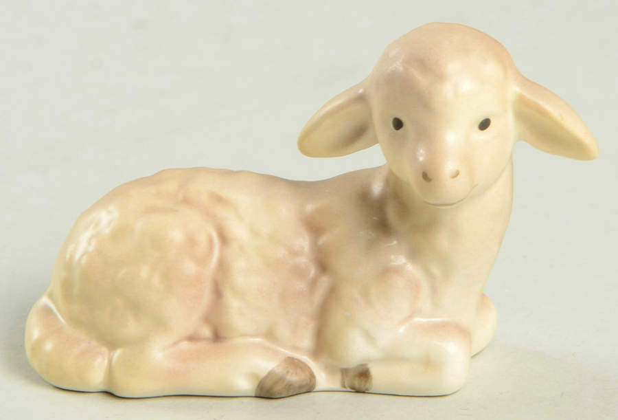 Nativity-Colored Tm8-Lamb - Boxed by M.I. Hummel-1