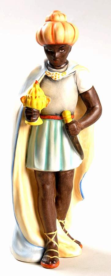 Nativity-Colored Tm6-Moorish King - Boxed by M.I. Hummel-1
