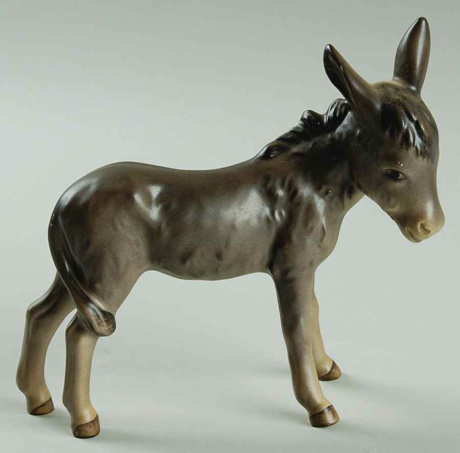 Nativity-Colored Tm2-Donkey - Boxed by M.I. Hummel-1