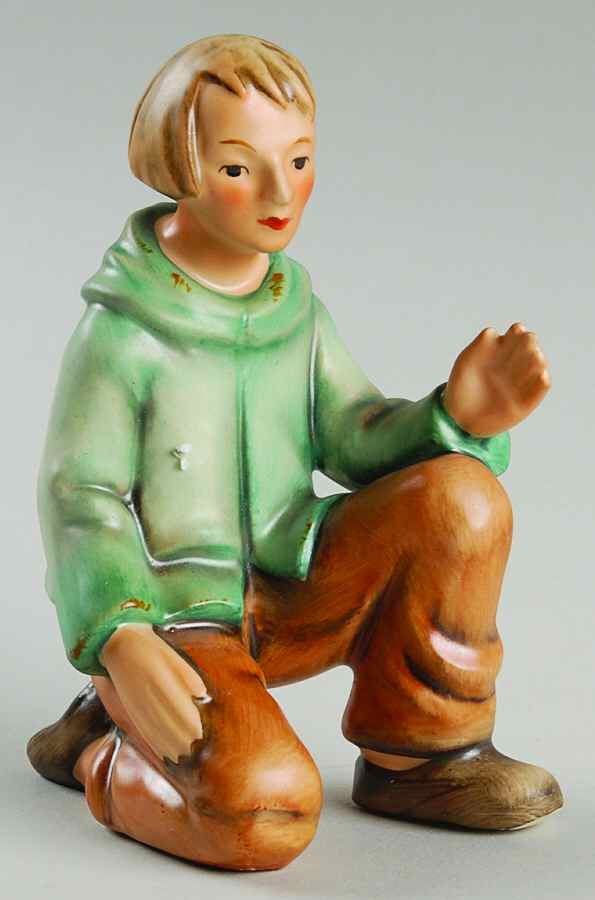 Nativity-Colored Tm4-Shepherd Kneeling - No Box by M.I. Hummel-1