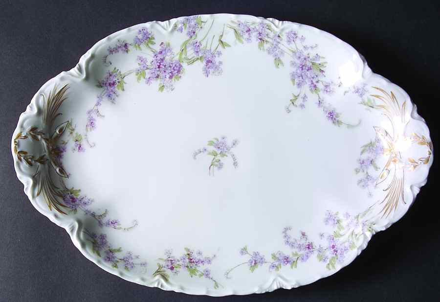 Schleiger 263 13" Oval Serving Platter by Haviland-1