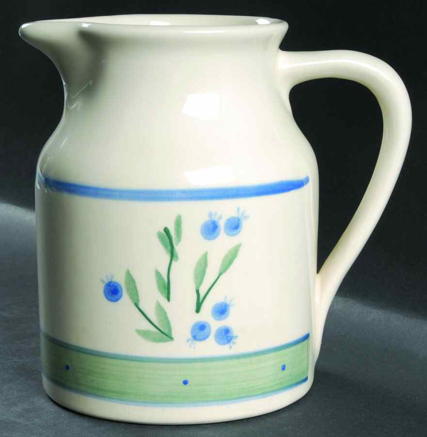 Blueberry (Green & Blue Bands) 64 Oz Pitcher by Hartstone-1